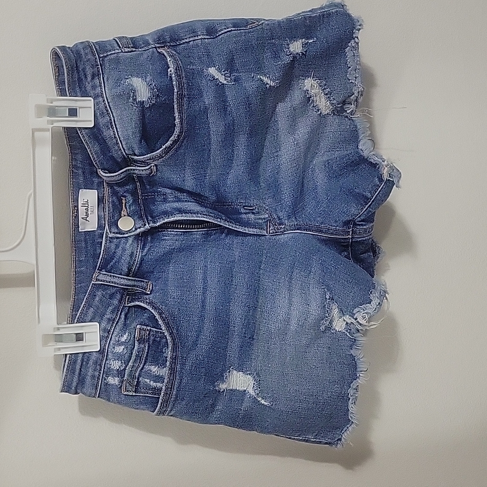 Amalli Talli distressed denim shorts